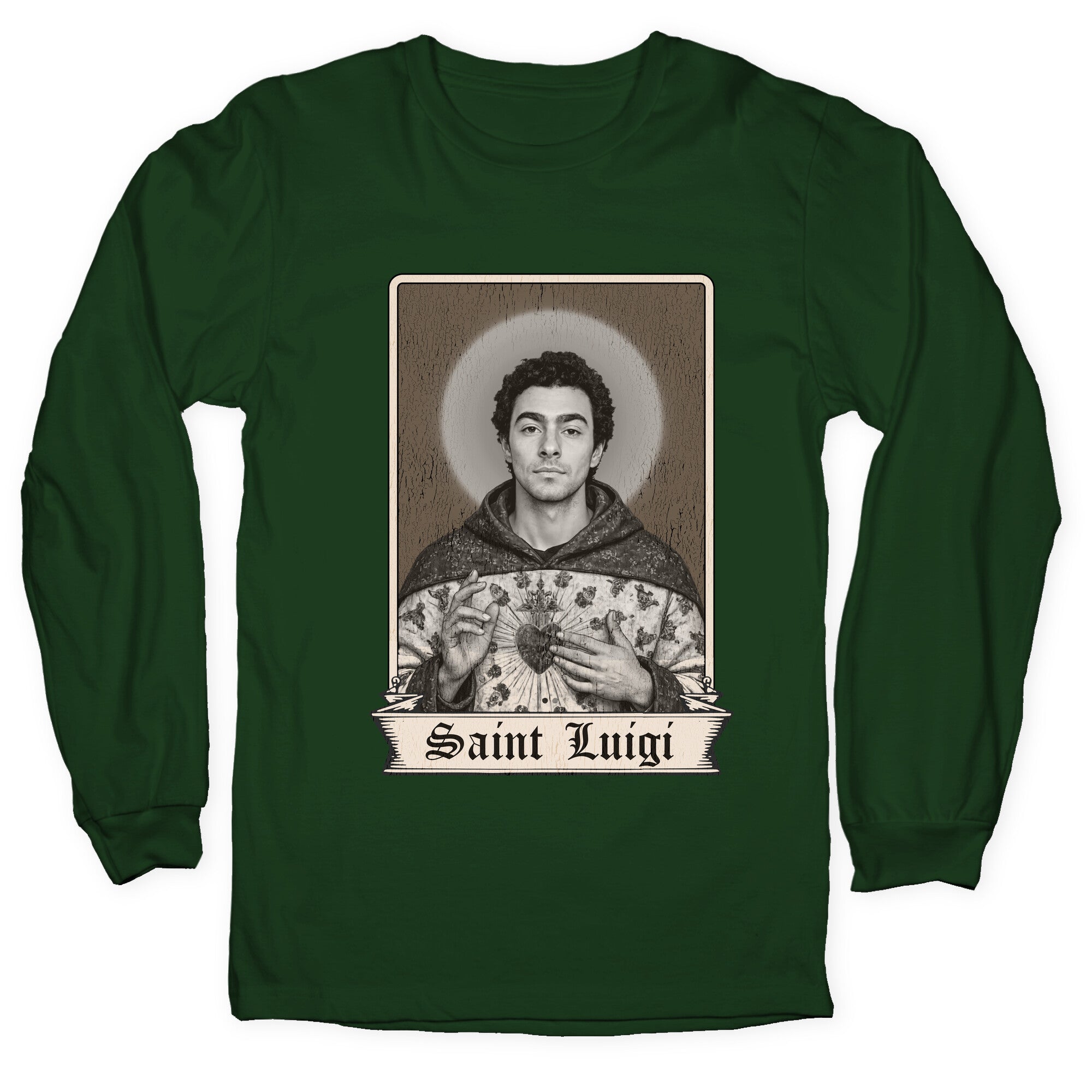 St Luigi Mangione Longsleeve Tee